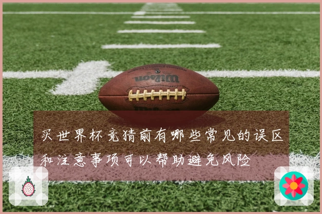 买世界杯竞猜前有哪些常见的误区和注意事项可以帮助避免风险